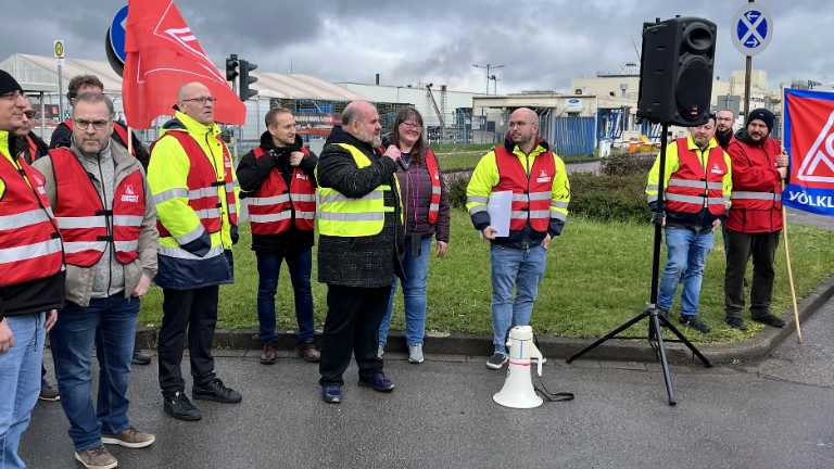 Tag Vier des unbefristeten Streiks im I-Park