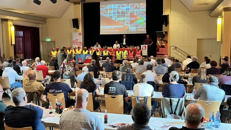 Tarifrunde in der Metall- und Elektroindustrie spitzt sich zu