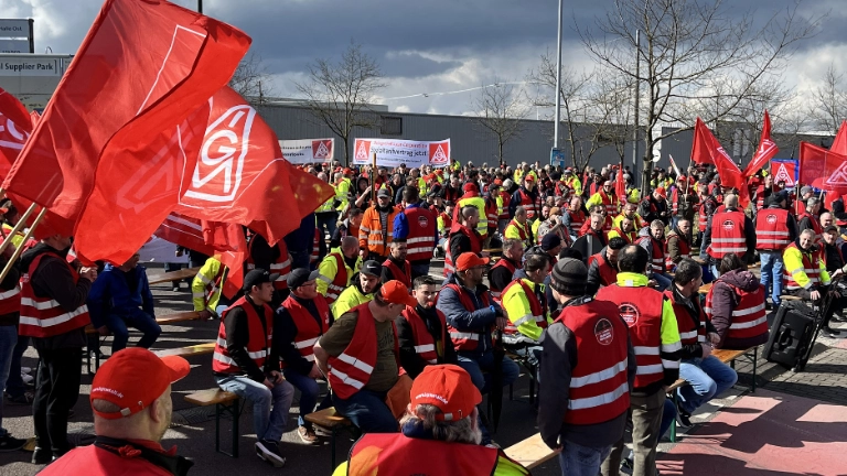 Unbefristeter Streik im I-Park geht weiter