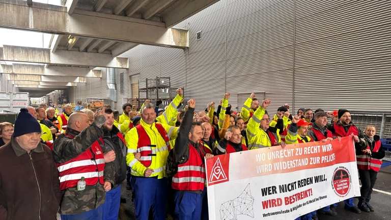 Warnstreik bei Rhenus LMS geht weiter