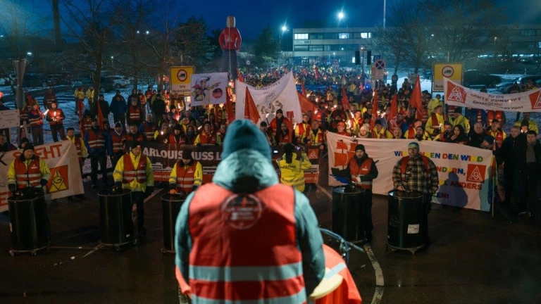 Saarlouis muss leben - Erneuter Warnstreik