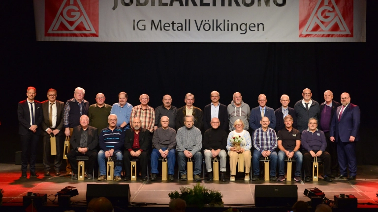 Jubilarehrung der IG Metall Völklingen 2024