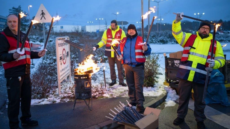 Saarlouis muss leben - Erneuter Warnstreik